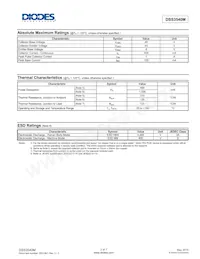 DSS3540M-7B Datasheet Pagina 2