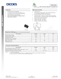 DSS4160U-7 Datasheet Cover