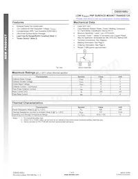 DSS5160U-7 Datasheet Cover
