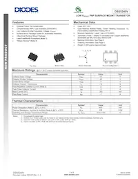 DSS5240V-7 Datasheet Cover
