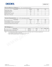 DSS8110Y-7 Datasheet Page 2