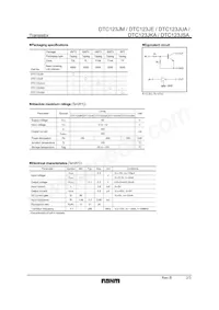 DTC123JSATP Datasheet Page 2