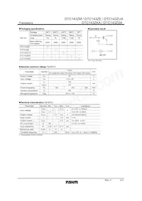 DTC143ZSATP Datasheet Page 2