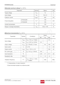 DTD543ZMT2L Datasheet Pagina 2