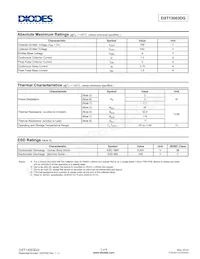 DXT13003DG-13 Datasheet Page 2