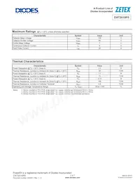 DXT2010P5-13 Datasheet Page 2