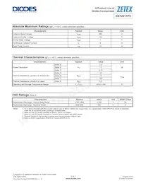 DXT2011P5-13 Datasheet Pagina 2