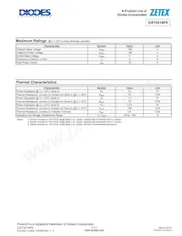 DXT2014P5-13 Datasheet Page 2