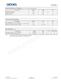 DXT5401-13 Datasheet Page 2
