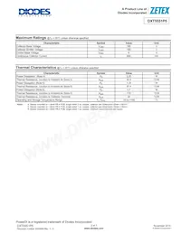 DXT5551P5-13 Datasheet Page 2
