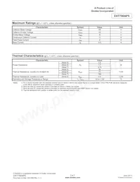 DXT790AP5-13 Datasheet Page 2
