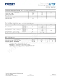 DXTN07100BP5-13 Datasheet Pagina 2