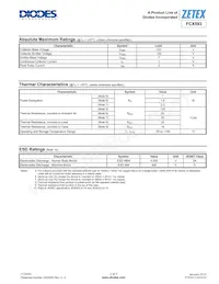 FCX593TA Datasheet Page 2