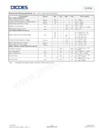 FCX705TA Datasheet Page 4