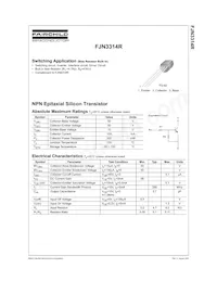 FJN3314RBU Datasheet Copertura