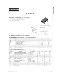 FJV3107RMTF數據表 封面