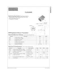 FJX3009RTF Datasheet Cover