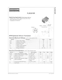 FJX3010RTF Datasheet Cover