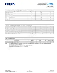 FMMT459QTA Datasheet Page 2