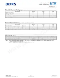 FMMT560QTA Datasheet Page 2