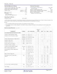 HFA3135IH96 Datasheet Page 2