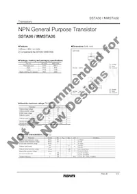 MMSTA06T146 Datasheet Cover