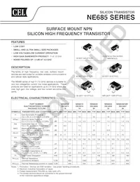 NE68519-T1-A Datasheet Cover