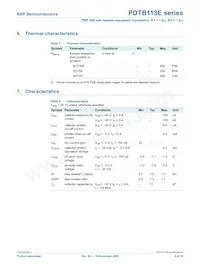 PDTB113EK Datasheet Page 4