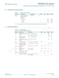 PDTB113ZK Datasheet Page 4