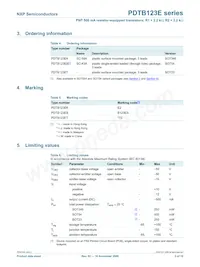PDTB123EK Datasheet Page 3