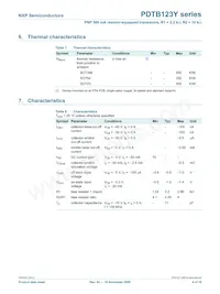 PDTB123YK Datasheet Page 4