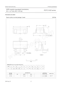 PDTC143ZS 데이터 시트 페이지 6