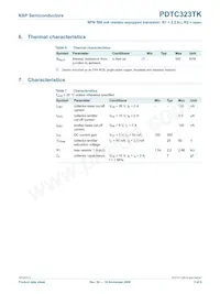 PDTC323TK Datasheet Page 3