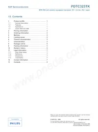 PDTC323TK Datasheet Page 8