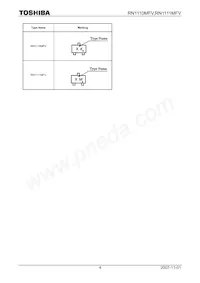 RN1110MFV Datasheet Pagina 4