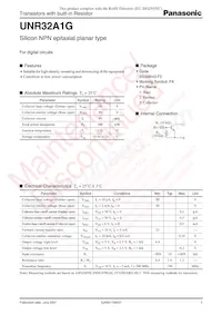 UNR32A1G0L Datenblatt Cover