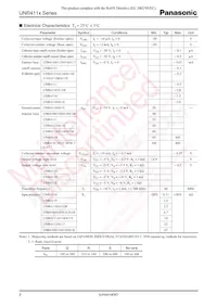 UNR411H00A Datasheet Page 2