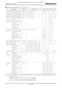 UNR421L00A Datasheet Page 2