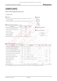 UNR51AVG0L Datasheet Copertura