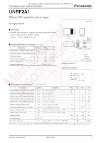 UNRF2A100A Datenblatt Cover