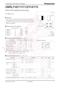 UNRL11500A Datasheet Cover