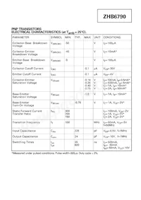 ZHB6790TC Datasheet Page 3