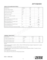 ZXT12N20DXTC Datasheet Page 2