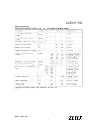 ZXTD6717E6TC數據表 頁面 3