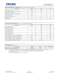 ZXTN25060BFHTA Datasheet Page 2