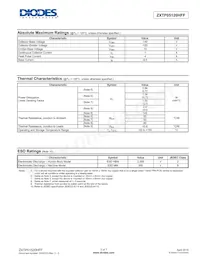 ZXTP05120HFFTA Datasheet Page 2