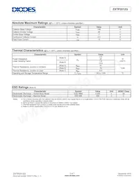 ZXTP2012GTA Datasheet Page 2