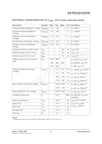 ZXTP23015CFHTA Datasheet Page 4