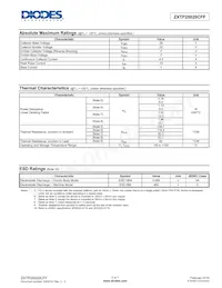 ZXTP25020CFFTA Datasheet Page 2