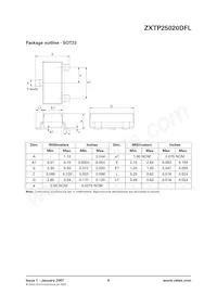 ZXTP25020DFLTA Datasheet Pagina 6